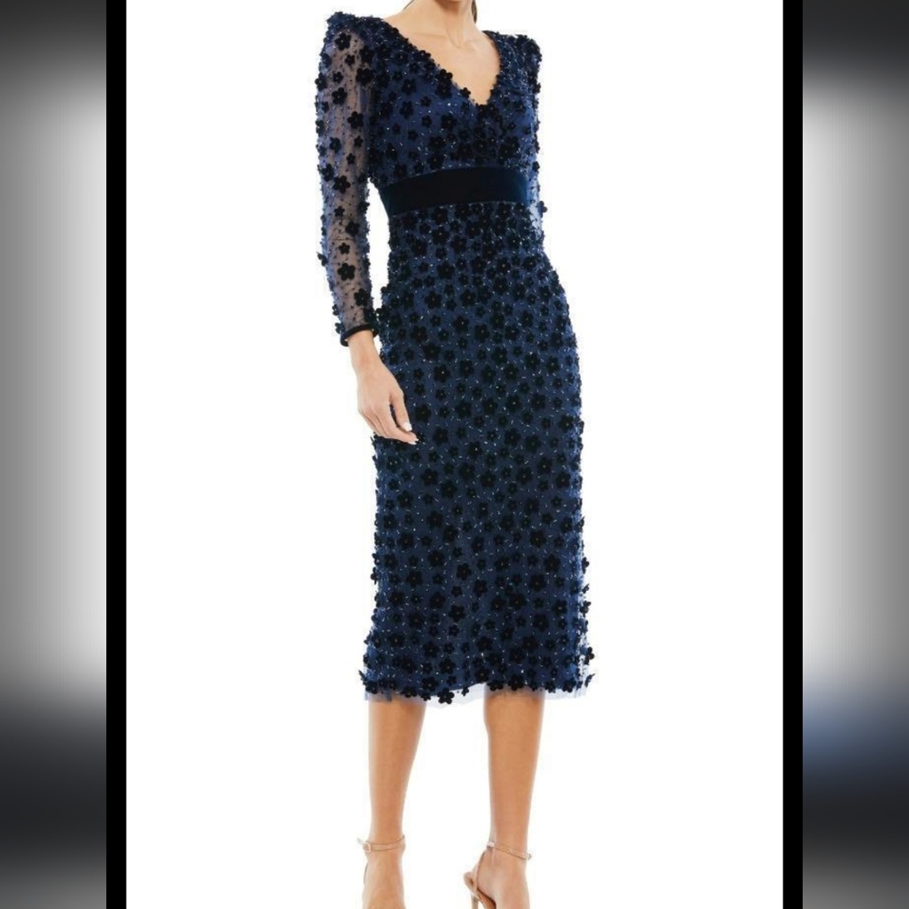 Mac Duggal Beaded Dress